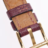 爱马仕爱马仕（Hermes Hermes）凯利（Kelly）凯利（Kelly）女士gp/皮革手表Quartz Bordeaux Dial AB级使用Ginzo