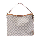 路易威登路易威登Damier Azul Doriteful PM White N41606女士Damier Azul Canvas一个单肩包B等级使用Silgrin