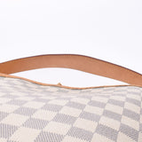 路易威登路易威登Damier Azul Doriteful PM White N41606女士Damier Azul Canvas一个单肩包B等级使用Silgrin