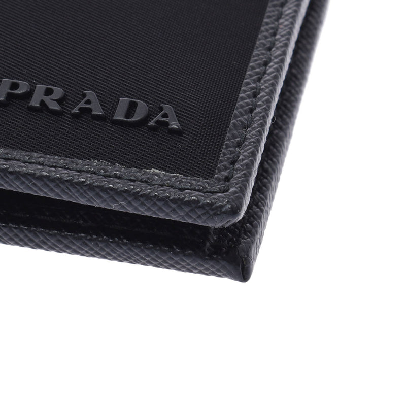 プラダ 黒 ユニセックス ナイロン 二つ折り財布 2M0738 PRADA – 銀蔵 