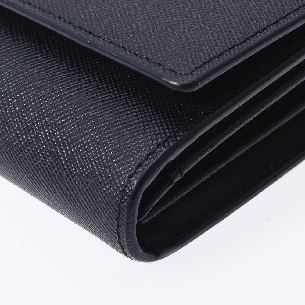 エムシーエム 黒 ゴールド金具 ユニセックス レザー 長財布 MCM