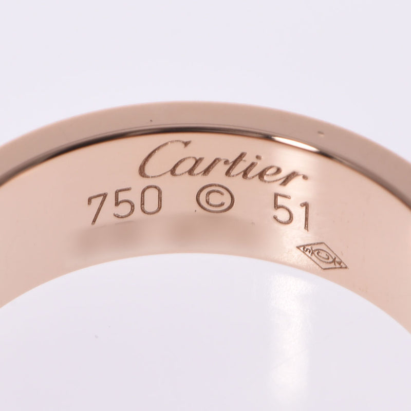 Cartier Cartier Love Ring 2006圣诞节有限公司＃51 11女士K18PG戒指 /戒指级二手Ginzo