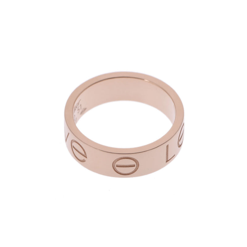 Cartier Cartier Love Ring 2006 Christmas Limited #51 11 Ladies K18PG Ring / Ring A Rank Used Ginzo