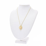 Other White Butterfly Pearl 11.80-11.90mm Diamond 0.09ct Ladies K18YG Necklace A Rank used Ginzo