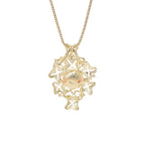 其他白色蝴蝶珍珠11.80-11.90毫米钻石0.09ct女士K18YG项链均使用Ginzo