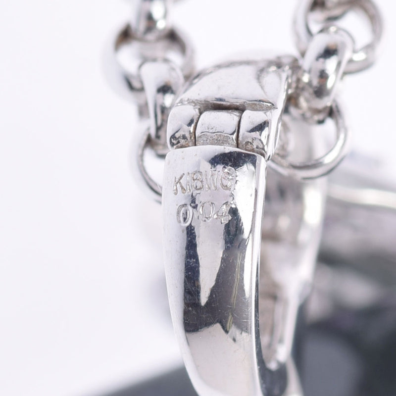 Other Tourmaline Diamond 0.04ct Garnet Ladies K18WG Necklace A Rank used Ginzo