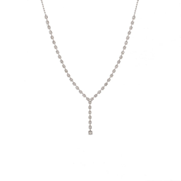 Other diamond 1.00ct I line ladies PT850 Platinum Necklace A Rank used Ginzo