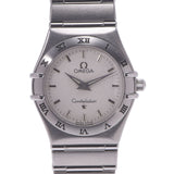 Omega Omega星座1572.30女士SS Watch Quartz Ivory Dial AB级使用Ginzo