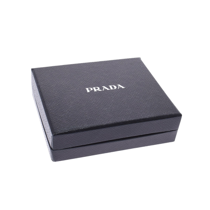 PRADA プラダ 紺 2M1223 ユニセックス サフィアーノ カードケース Aランク 中古 銀蔵