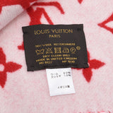LOUIS VUITTON Louis Vuitton Supreme Collaboration Red/White MP1890 Unisex 90%/cashmere 10% Muffler unused Ginzo