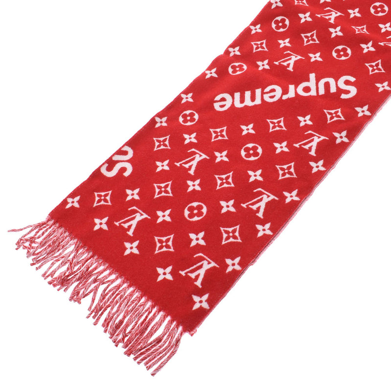 Supreme Louis Vuitton X Supreme Scarf Red Monogram