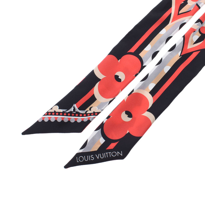 ルイヴィトン  バンドーBB ポップモノグラム スカーフ 赤/黒/白/グレ