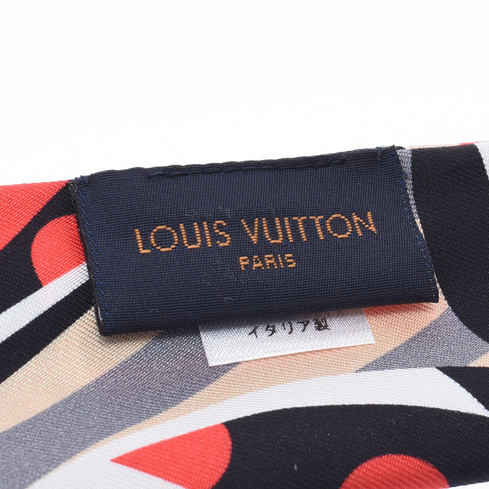 ルイヴィトンバンドーBB ポップモノグラム 赤/黒/白/グレー系/ベージュ系 レディース スカーフ M70852 LOUIS VUITTON 中古 –  銀蔵オンライン