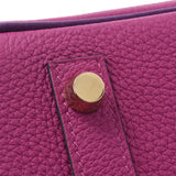 Hermes Hermes Barkin 30 Personal Order Rose Purple / Anemone Matte Gold Bracket C Engraved (around 2018) Ladies Togo Handbag New Sanko