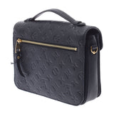 LOUIS VUITTON ルイヴィトン モノグラム アンプラント ポシェットメティス MM 2WAYバッグ 黒 M41487 レディース レザー ハンドバッグ ABランク 中古 銀蔵