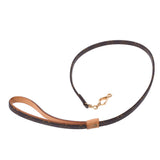 LOUIS VUITTON ルイヴィトン モノグラム レッス バクスターMM 犬用リード ブラウン ゴールド金具 M58056 ユニセックス モノグラムキャンバス ブランド小物 Bランク 中古 銀蔵