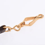 LOUIS VUITTON ルイヴィトン モノグラム レッス バクスターMM 犬用リード ブラウン ゴールド金具 M58056 ユニセックス モノグラムキャンバス ブランド小物 Bランク 中古 銀蔵