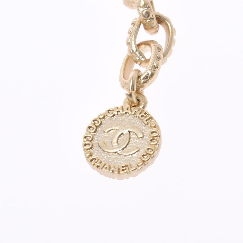 香奈儿香奈儿（Chanel Chanel Coco）标记18年白金支架女士假珍珠GP支架项链