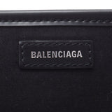 Balenciaga Balenciaga海军低音S白色/黑色女士帆布/皮革手提包未使用的Ginzo