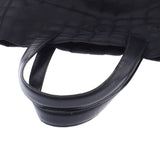 CHANEL Chanel Neutral Line Tote MM Black Unisex Nylon/Leather Handbag A Rank used Ginzo