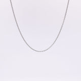 BVLGARI Bulgari Chain 40cm Unisex K18WG Necklace A Rank used Ginzo