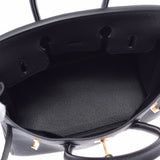 爱马仕爱马仕（Hermes Hermes）伯金（Hermes Hermes Birkin）25黑色金支架y雕刻（大约2020年）女士多哥手提包新二手Ginzo