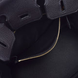 爱马仕爱马仕（Hermes Hermes）伯金（Hermes Hermes Birkin）25黑色金支架y雕刻（大约2020年）女士多哥手提包新二手Ginzo