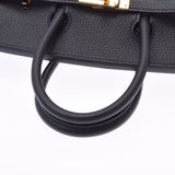 爱马仕爱马仕（Hermes Hermes）伯金（Hermes Hermes Birkin）25黑色金支架y雕刻（大约2020年）女士多哥手提包新二手Ginzo