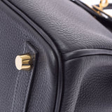 爱马仕爱马仕（Hermes Hermes）伯金（Hermes Hermes Birkin）25黑色金支架y雕刻（大约2020年）女士多哥手提包新二手Ginzo