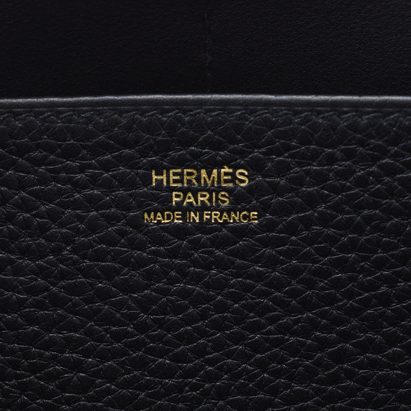 HERMES Hermes Alzan 31 5WAY Black Gold Bracket Y engraved (around 2020) Ladies Toryon Lemance Handbag A Rank used Ginzo