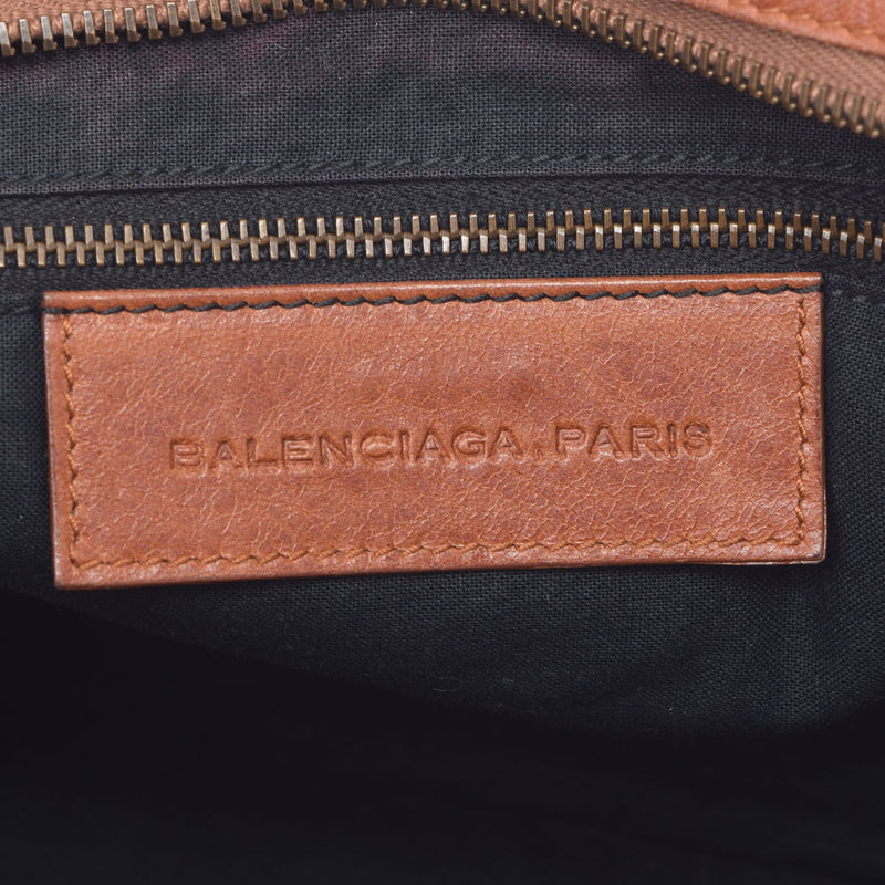 BALENCIAGA Balenciaga The Messenger Camel 177289 Ladies Lambskin Messenger Bag B Rank used Ginzo