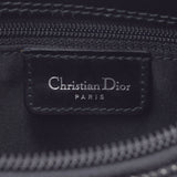 Christian Dior Christian Dior Maris Handbag Black Silver Bracket Ladies Calf/Denim Accessory Pouch B Used Ginzo