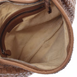 BOTTEGAVENETA BottegaVeneta Intrecciato Punching Frill Veneta Bag Camel 115653v09102510 Ladies Curf Handbag B Rank used Ginzo
