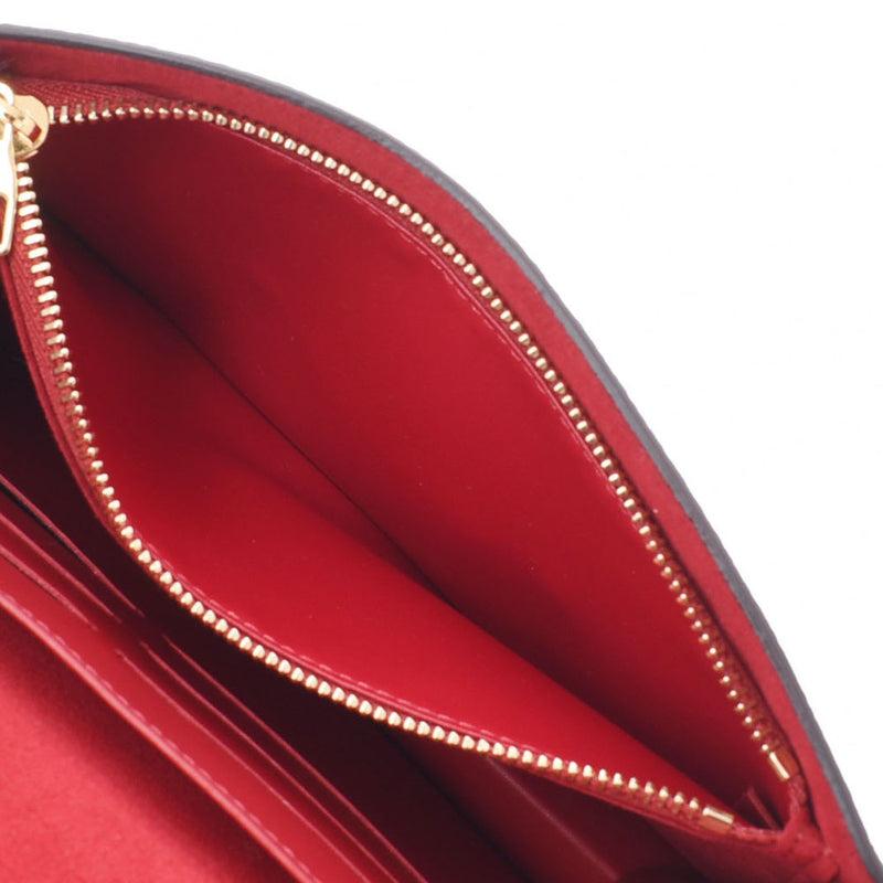 路易·威登（Louis Vuitton）路易·威登（Louis Vuitton）dami portfouy croisette连锁猩红色N60288女士Dami Cambus肩带未使用Ginzo