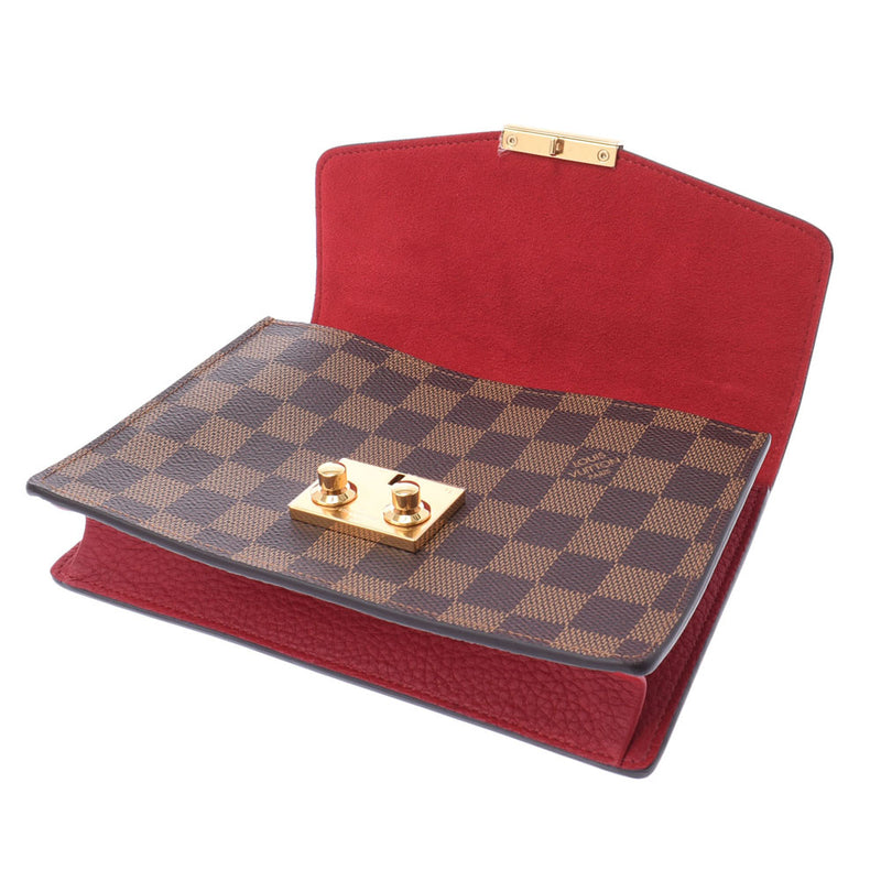 LOUIS VUITTON Louis Vuitton Dami Portfeuy Croisette Chain Scarlet N60288 Ladies Dami Cambus Shoulder Bag Unused Ginzo
