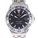 OMEGA Omega Sea Master 300m GM T 50th Anniversary Model 2534.50 Men's SS Watch Automatic Black Dial AB Rank Used Ginzo