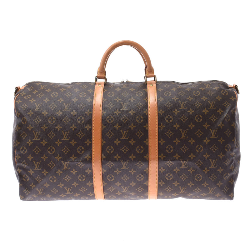 LOUIS VUITTON ルイヴィトン モノグラム キーポルバンドリエール60 ブラウン M41412 ユニセックス モノグラムキャンバス ボストンバッグ Bランク 中古 銀蔵