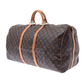 LOUIS VUITTON ルイヴィトン モノグラム キーポルバンドリエール60 ブラウン M41412 ユニセックス モノグラムキャンバス ボストンバッグ Bランク 中古 銀蔵