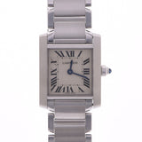 Cartier Cartier Tank Francis SM W51008Q3女士SS观看石英象牙表盘