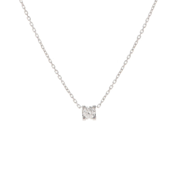 Cartier Cartier C Ducartier F-VVS2-VG Diamond 0.19ct Ladies K18WG Necklace A Rank used Ginzo