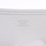 HERMES Hermes Ebulin Evulin 3 GM White Silver Bracket □ O Engraved (Around 2011) Unisex Toryon Remance Shoulder Bag AB Rank Used Ginzo