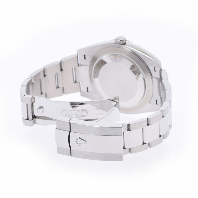 [Cash special price] ROLEX Rolex Datejust 41 10P Diamond 126334G Men's SS/WG Watch Automatic Slate (Dark Rodium) Dial Unused Ginzo