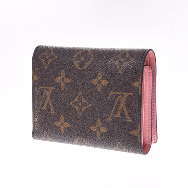 LOUIS VUITTON Louis Vuitton Monogram Portofoyille Vivienne Japan Limited Brown M69754 Unisex Trans -fold Wallet AB Rank Used Ginzo