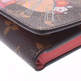 LOUIS VUITTON Louis Vuitton Monogram Portofoyille Vivienne Japan Limited Brown M69754 Unisex Trans -fold Wallet AB Rank Used Ginzo