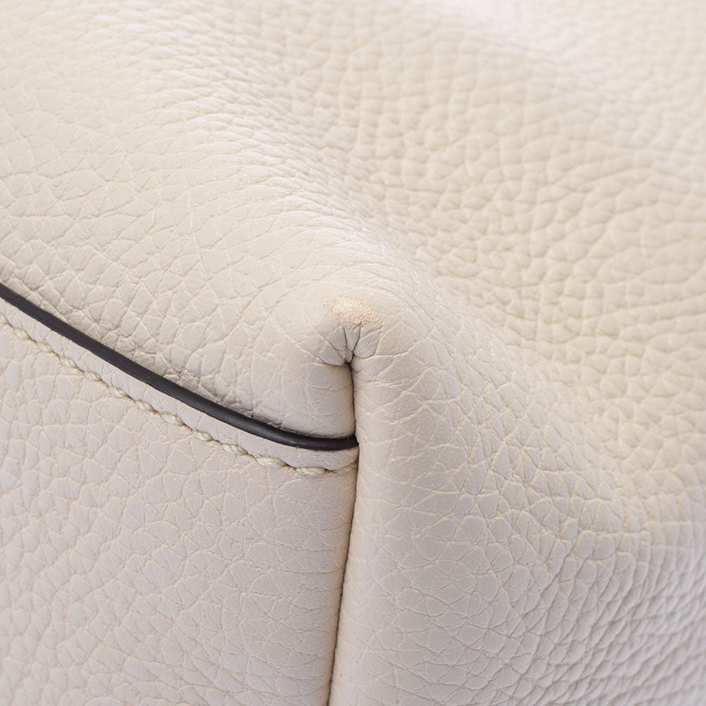 Gucci Soho Chain Shoulder Outlet Ivory GP Hardware Ladies Calf 