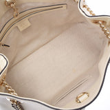 GUCCI Gucci Soho Chain Shoulder Outlet Ivory GP GP Bracket 536196 Ladies Calf Shoulder Bag A Rank Used Ginzo
