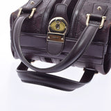 GUCCI Gucci Microgucci Shima Tea Gold Bracket 153028 Ladies Leather Handbag B Rank used Ginzo