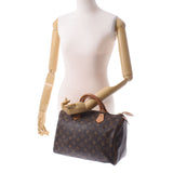 LOUIS VUITTON ルイヴィトン モノグラム スピーディ30 ブラウン M41526 レディース モノグラムキャンバス ハンドバッグ Bランク 中古 銀蔵