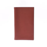 HERMES エルメス ブラウン □L刻印(2008年頃) ユニセックス シェーブル 手帳カバー ABランク 中古 銀蔵