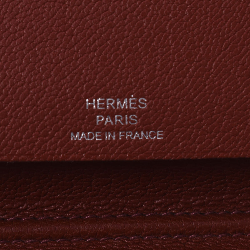 HERMES エルメス ブラウン □L刻印(2008年頃) ユニセックス シェーブル 手帳カバー ABランク 中古 銀蔵